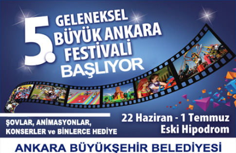5.Büyük Ankara Festivali Bugün Başlıyor
