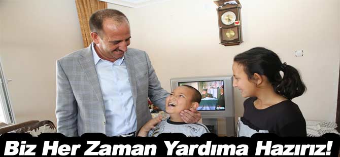 Gölbaşı Belediyesi Başkanı Fatih Duruay Ramzan ayında Engelli ailerileri unutmadı.