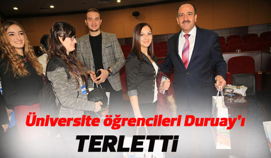 On Sekiz Mart Üniversitesi'nden başkan Duruay'a ziyaret