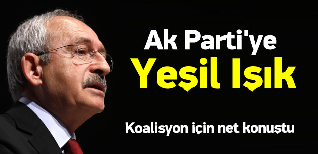 Kılıçdaroğlu'ndan Ak Parti'ye yeşil ışık!