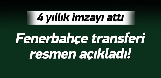 Şener Özbayraklı resmen Fenerbahçe'de!