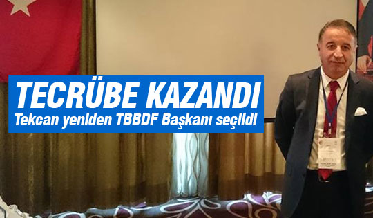 TBBDF Başkanı Ahmet Recep Tekcan oldu