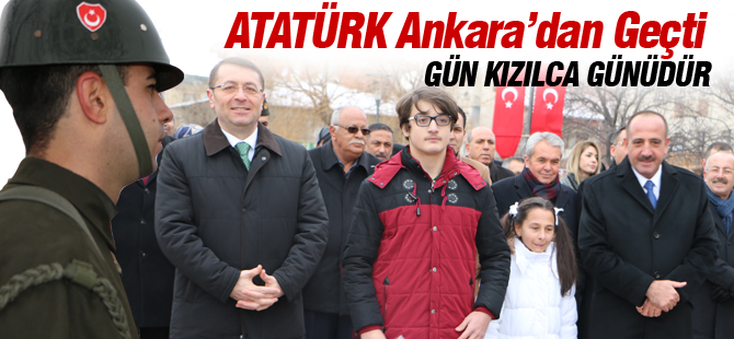 Atatürk'ün Ankara'ya gelişinin 97. yılı Gölbaşı'nda kutlandı