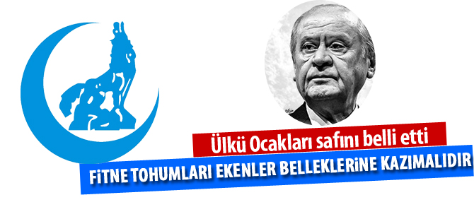 Ülkü Ocaklarından MHP Lideri Bahçeli’ye tam destek