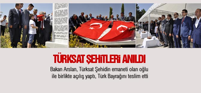 Türksat şehitler yıl dönümünde anıldı