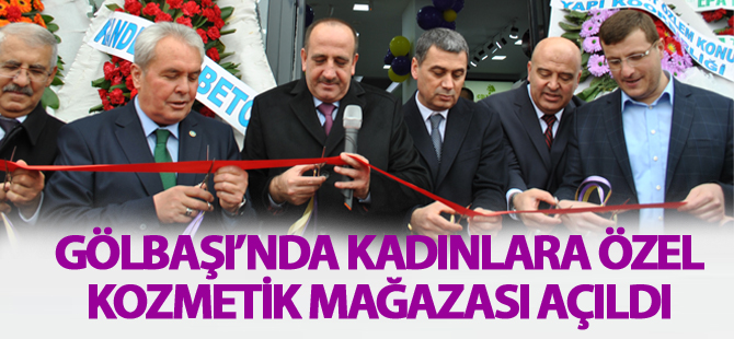 Ercan Bilgin'in işletmeciliğinde Kozmetik mağazası açıldı