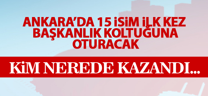 Ankara'da yeni dönem