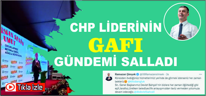CHP Lideri Kılıçdaroğlu'ndan Gölbaşı gafı