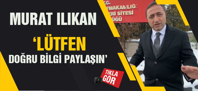 Murat Ilıkan'dan uyarı:'Lütfen paylaşımlarımıza dikkat edelim'