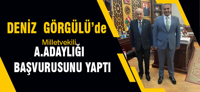 Deniz Özgür Görgülü MHP'den milletvekili aday adayı oldu