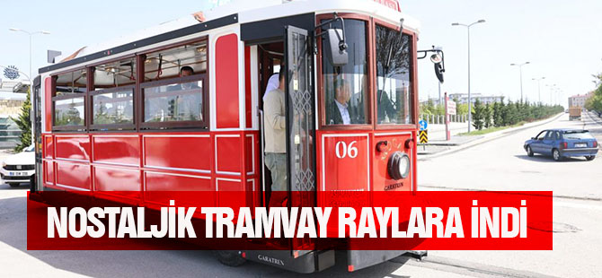Nostaljik tramvay raylara indi