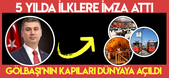 Gölbaşı Belediyesi 5 yılda Ankara'da birçok ilke imza attı