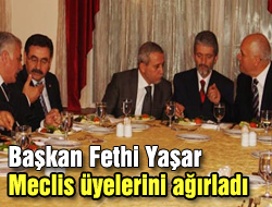 Yaşar, meclis üyelerini Yenimahallede ağırladı