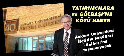 Ankara Üniversitesi İletişim Fakültesi taşınmıyor