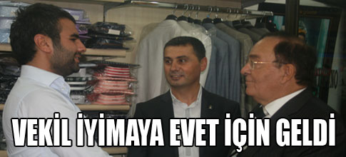 Ankara milletvekili Ahmet İyimaya Gölbaşında referandum çalışması yaptı.