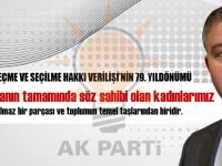 TÜRK KADINI’NA SEÇME VE SEÇİLME HAKKI VERİLİŞİ’NİN 79. YILDÖNÜMÜ MESAJI