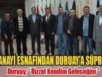 AHİBOZ SANAYİ ESNAFINDAN DURUAY'A SÜPRİZ ZİYARET