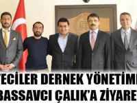 GAZETECİLER DERNEĞİNDEN BASSAVCI ÇALIK'A ZİYARET