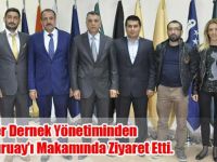 Gölbaşı Gazeteciler derneği Başkan Duruay'ı makamında ziyaret etti.