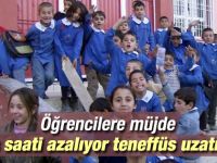 Ders saati azalacak teneffüs süresi uzayacak