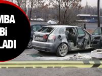 Park halinde ki otomobil patladı
