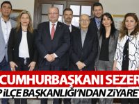 10. Cumhurbaşkanı Sezer’e ziyaret