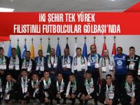 Filistin futbol takımı Gölbaşı'nda kampa girdi