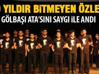 80. yılında Atatürk Gölbaşı'nda anıldı