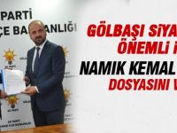 Namık Kemal Doğan başvurusunu yaptı