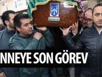 Özcan Aydoğdu annesine son görevini yerine getirdi