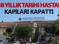 Tarihi hastane kapandı