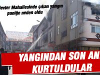 Bahçelievler Mahallesinde yangın