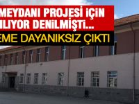 63 yıllık okul tahliye edildi.