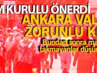 Ankara Valiliği maske takmayı zorunluluğu getirdi