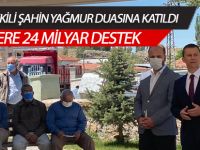 AK Parti Milletvekili Fatih Şahin Gölbaşı'nda yağmur duasına katıldı