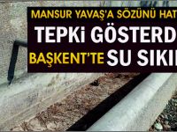 Mansur Yavaş'a 'Su' tepkisi