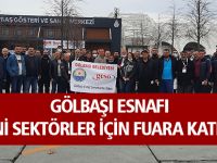 Gölbaşı esnafı yeni sektörler için İstanbul Fuarına katıldı