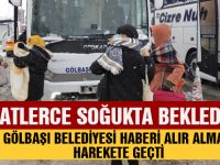 Yolcu otobüsü arıza yaptı, 35 yolcu soğukta mahsur kaldı