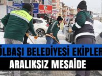 Gölbaşı Ekipleri Sahaya İndi, Kar Mesaisi İle İlçe Rahat Nefes Aldı