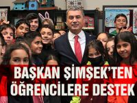 Başkan Şimşek'ten sınava hazırlanan öğrencilere destek