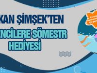 Başkan Şimşek'ten öğrencilere sömestr hediyesi