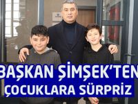 Başkan Şimşek'ten ara tatilde ki öğrencilere sürpriz