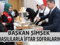 BAŞKAN ŞİMŞEK KÜLTÜR MERKEZİNDEKİ İFTAR SOFRALARIYLA GÖLBAŞILILARLA BİR ARADA