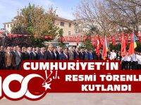 Cumhuriyet Bayramı'nın 100. yılı resmi törenle kutlandı