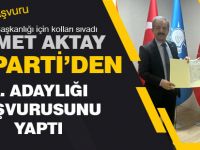 Mehmet Aktay Belediye Başkanlığı için kolları sıvadı