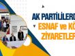 AK Partililerden esnaf ziyareti