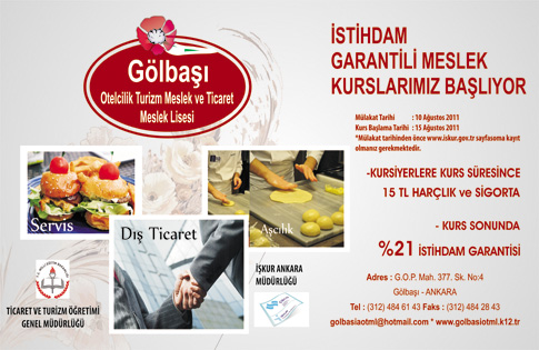 İstihdam Garantili Meslek Kursları Başlıyor