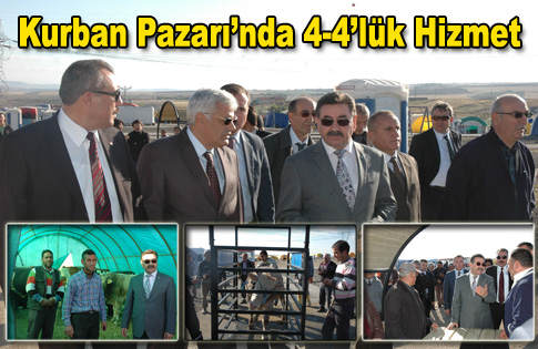 Başkan Odabaşı Kurban Pazarını Denetledi