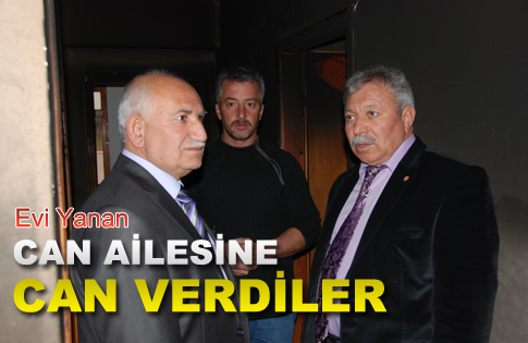 Evleri Yanan Can Ailesine Gölbaşı Belediyesi Yardım Elini Uzattı