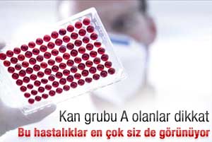 Kan grubu A olanlar bu habere dikkat